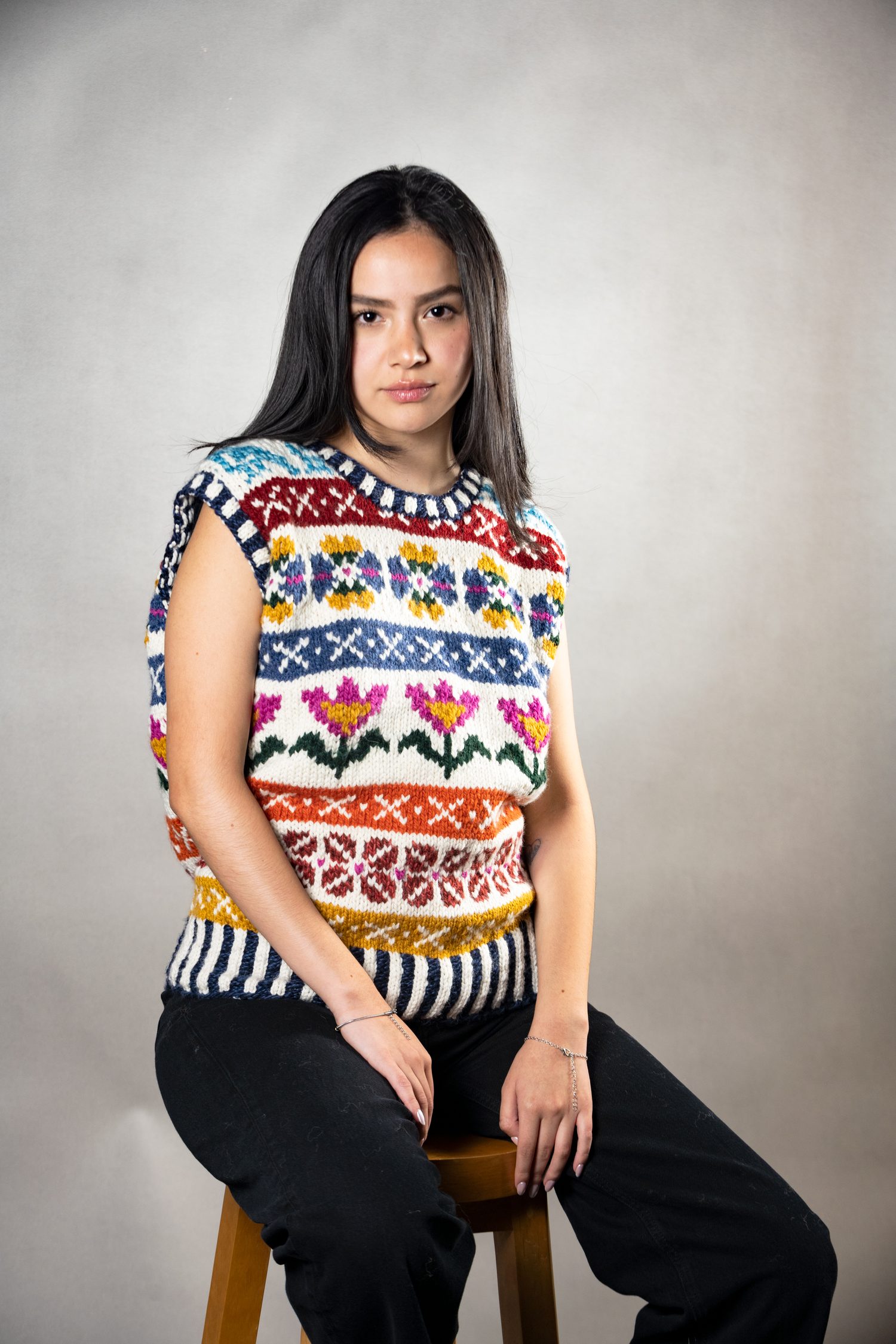 Bloom Vest — Baby Alpaca Vests by Harrington Alpaca Studio