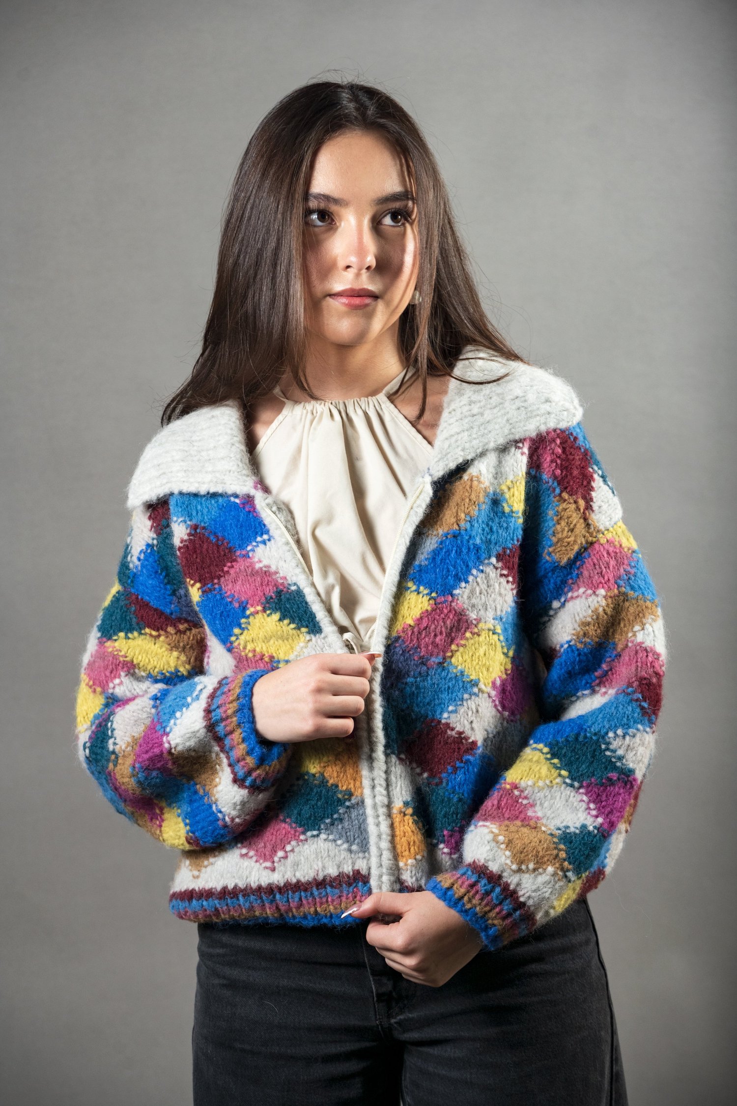 Prisma Cardigan — Baby Alpaca Cardigans by Harrington Alpaca Studio
