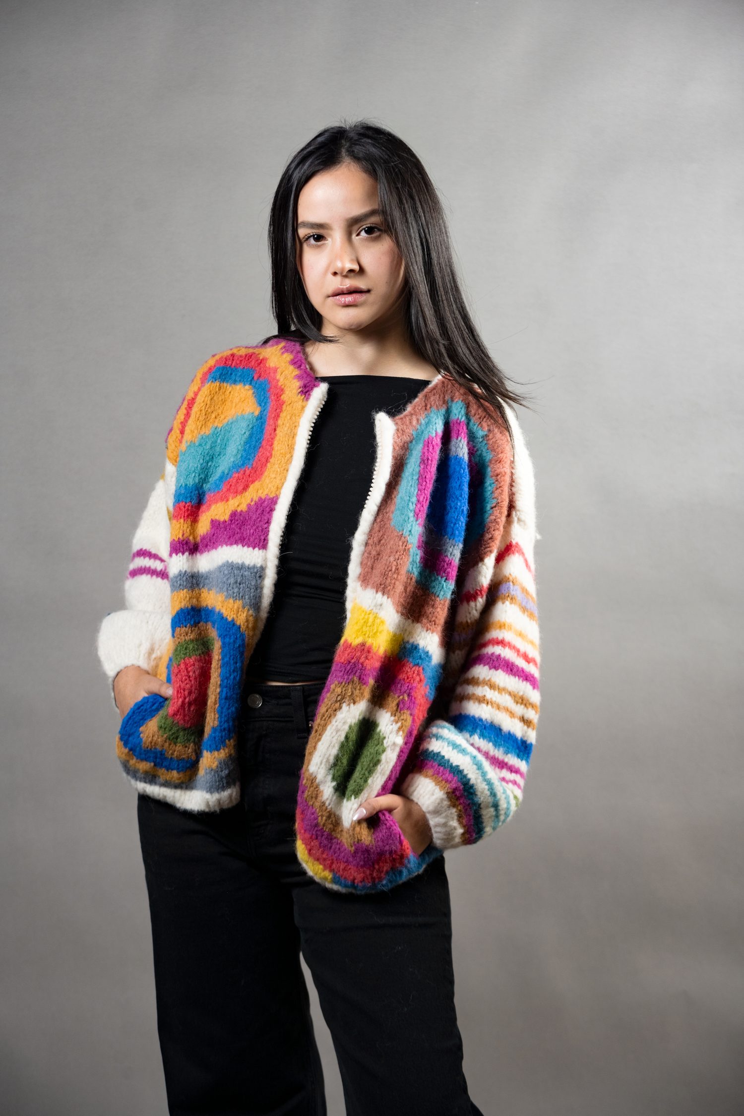 Peace & Flowers — Baby Alpaca Cardigans by Harrington Alpaca Studio